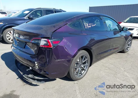 2021 Tesla Model 3 Standard Range Plus Rear-Wheel Drive from USA, damaged, VIN 5YJ3E1EA7MF929499